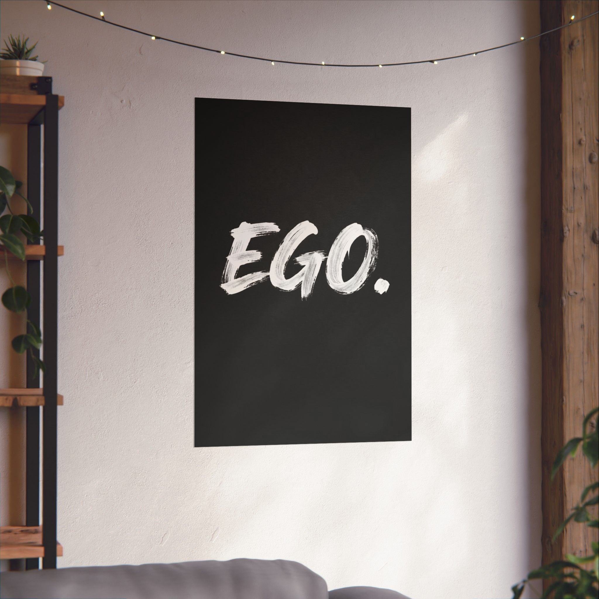 EGO. | Matte Vertical Poster